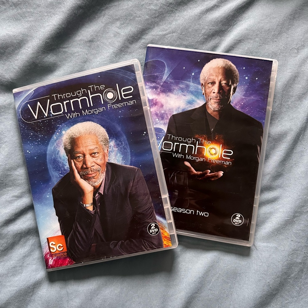 Morgan Freeman Through The Wormhole TV Show On Disk DVD Season 1 and 2